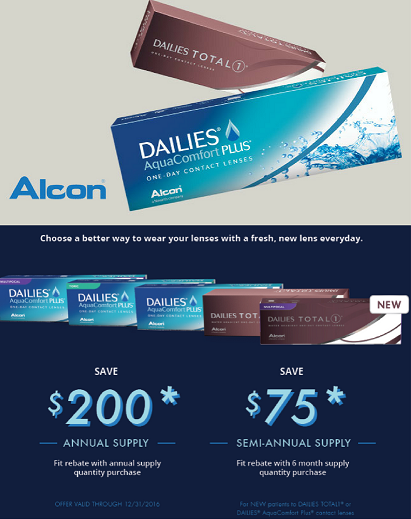 Rebate For Dailies Contacts